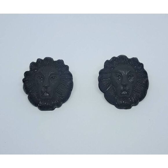No Brand Jewelry - Lion head stud earrings